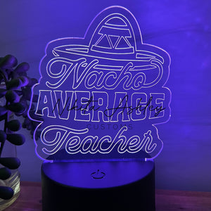 Nacho Average Teacher Desk Lamp