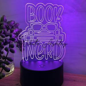 Book Nerd Desk Lamp, Gifts for Book Lovers