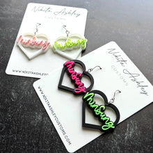 Load image into Gallery viewer, MinSung Heart Earrings