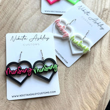 Load image into Gallery viewer, MinSung Heart Earrings