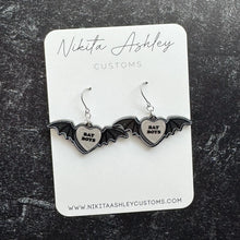 Load image into Gallery viewer, Bat Boys Acrylic Earrings