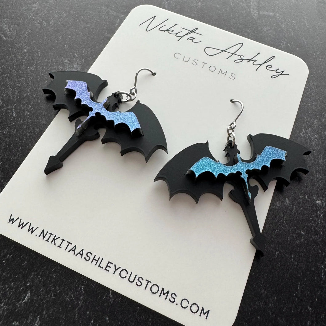 Dragon Acrylic Earrings
