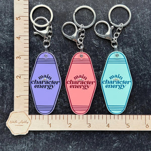 Main Character Energy Acrylic Keychain