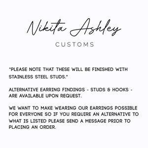 Violent Little Thing Acrylic Earrings