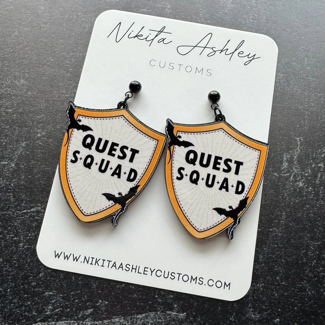 Quest Squad Acrylic Earrings