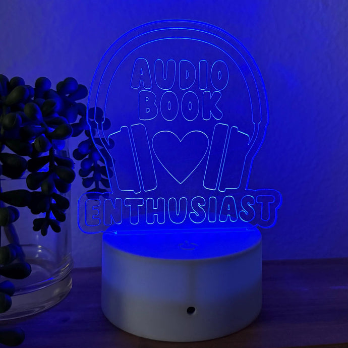 Audiobook Enthusiast Desk Lamp