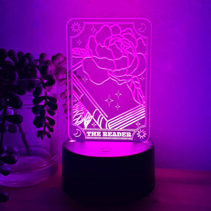 The Reader Tarot Card Desk Lamp