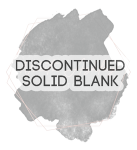 Discontinued Solid Blank
