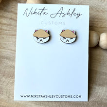 Load image into Gallery viewer, Catchwita Wood Stud Earrings