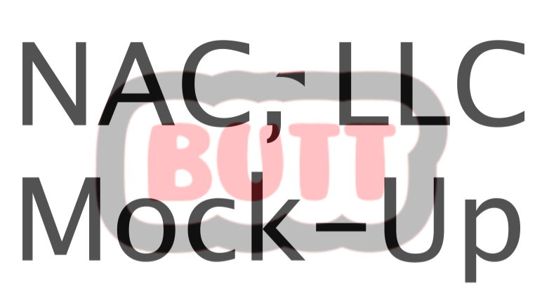 Butt Word Shaker Blank