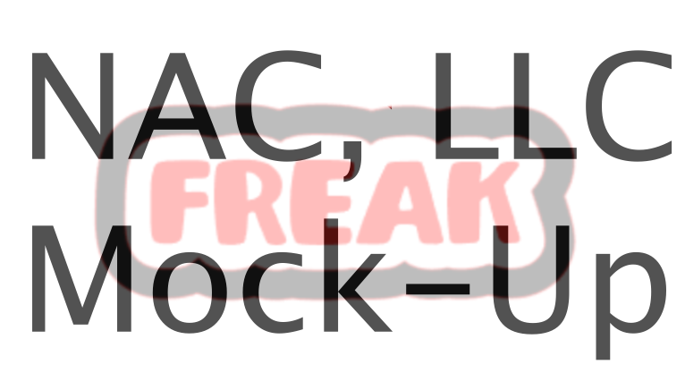 Freak Word Shaker Blank