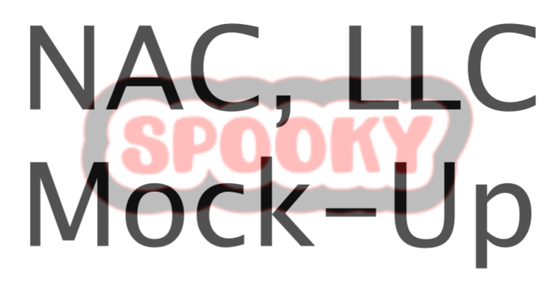 Spooky Word Shaker Blank