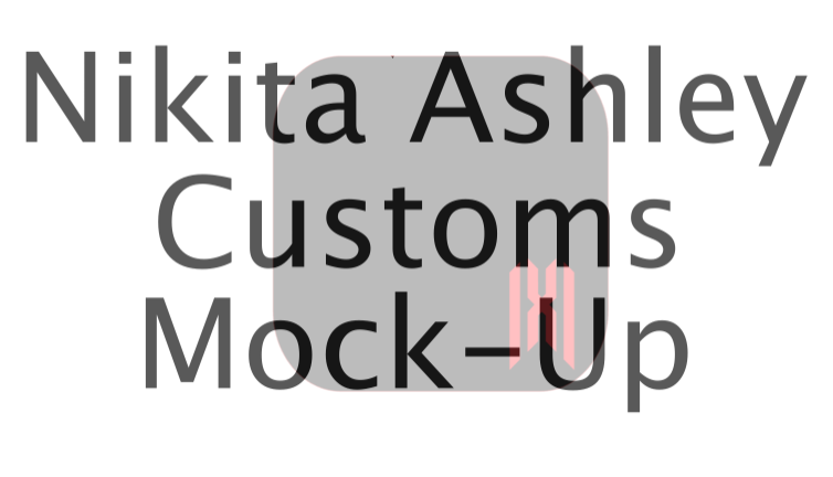 Monsta X Logo Square Coaster Blank