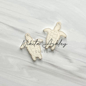 Detailed Sea Turtle Blank