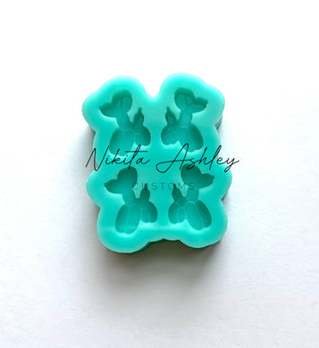 Balloon Dog Earring Silicone Mold