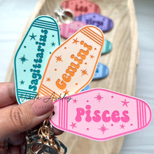 Load image into Gallery viewer, Zodiac Vintage Motel Key Fobs