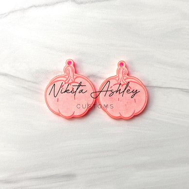 Detailed Pumpkin Earring Blanks
