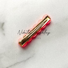 Load image into Gallery viewer, Scalloped Bar Clip Embellishment Blank