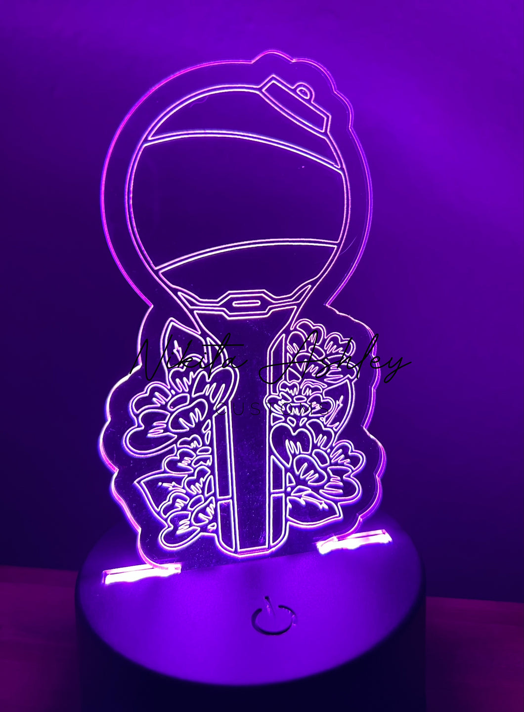 Floral BTS Light Stick Desk Lamp
