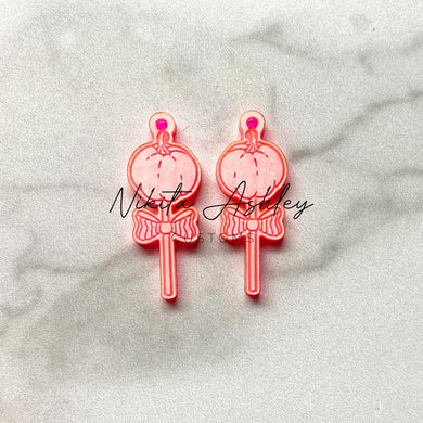 Pumpkin Lolli Earring Blanks