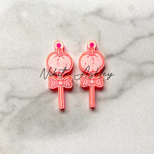 Pumpkin Lolli Earring Blanks