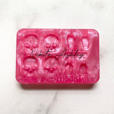 Coffin + Skull Silicone Mold