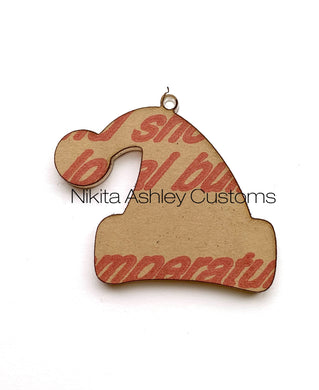 Santa Hat Ornament Blank