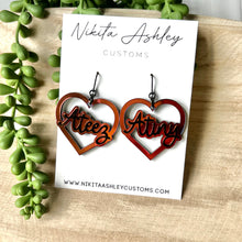 Load image into Gallery viewer, Ateez Heart Earrings