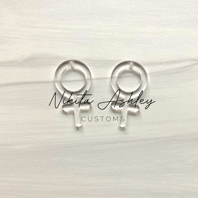 Venus Symbol Earring Blanks