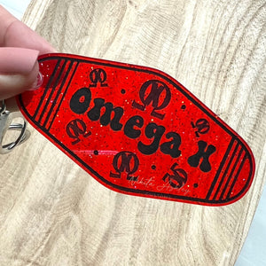 Omega X Vintage Motel Key Fob