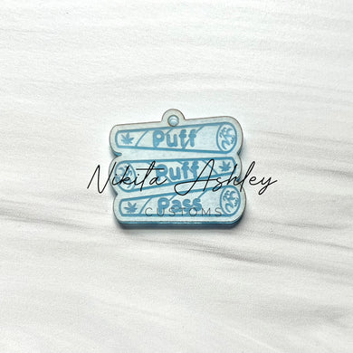 Puff, Puff, Pass Keychain Blank