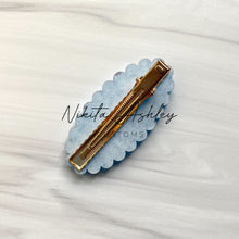 Load image into Gallery viewer, Scalloped Oval Shaker Clip Blank