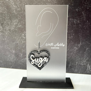 BTS Heart Earrings