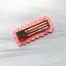 Load image into Gallery viewer, Scalloped Rectangle Clip Embellishment Blank