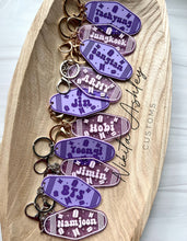 Load image into Gallery viewer, BTS Vintage Motel Key Fob