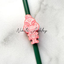 Load image into Gallery viewer, Grouchy Green Straw Topper Blank