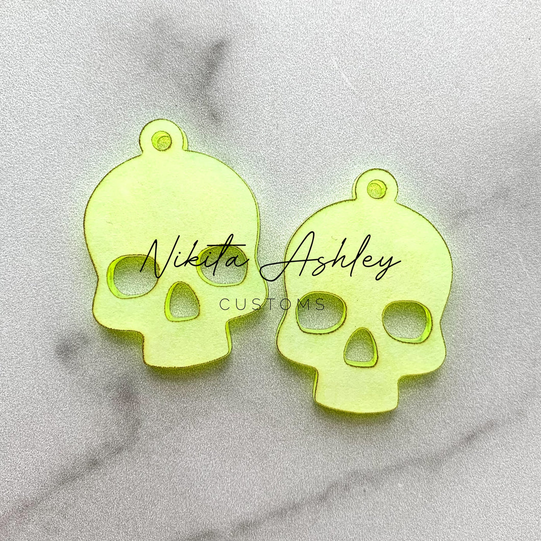 Skull Earring Blanks