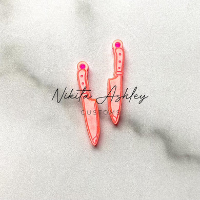 Bloody Knife Earring Blanks