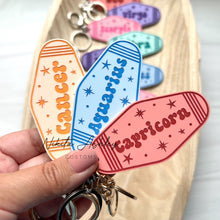 Load image into Gallery viewer, Zodiac Vintage Motel Key Fobs
