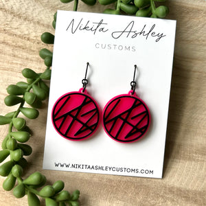 SKZ Circle Logo Earrings