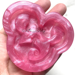 Girl Mouse w/ Skeleton Guy Backed Shaker Mold