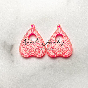 Candy Cane Planchette Earring Blanks