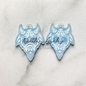 Cute Baphomet Earring Blanks