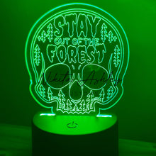 Load image into Gallery viewer, Stay Out of the Forest Desk Lamp