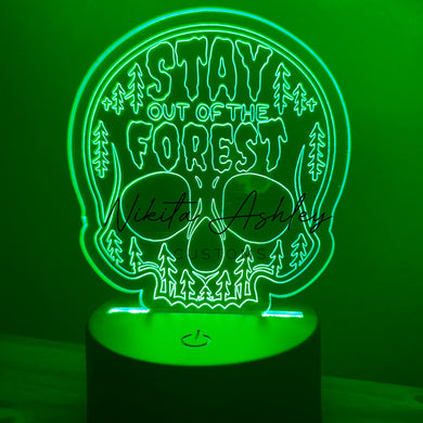 Stay Out of the Forest Desk Lamp