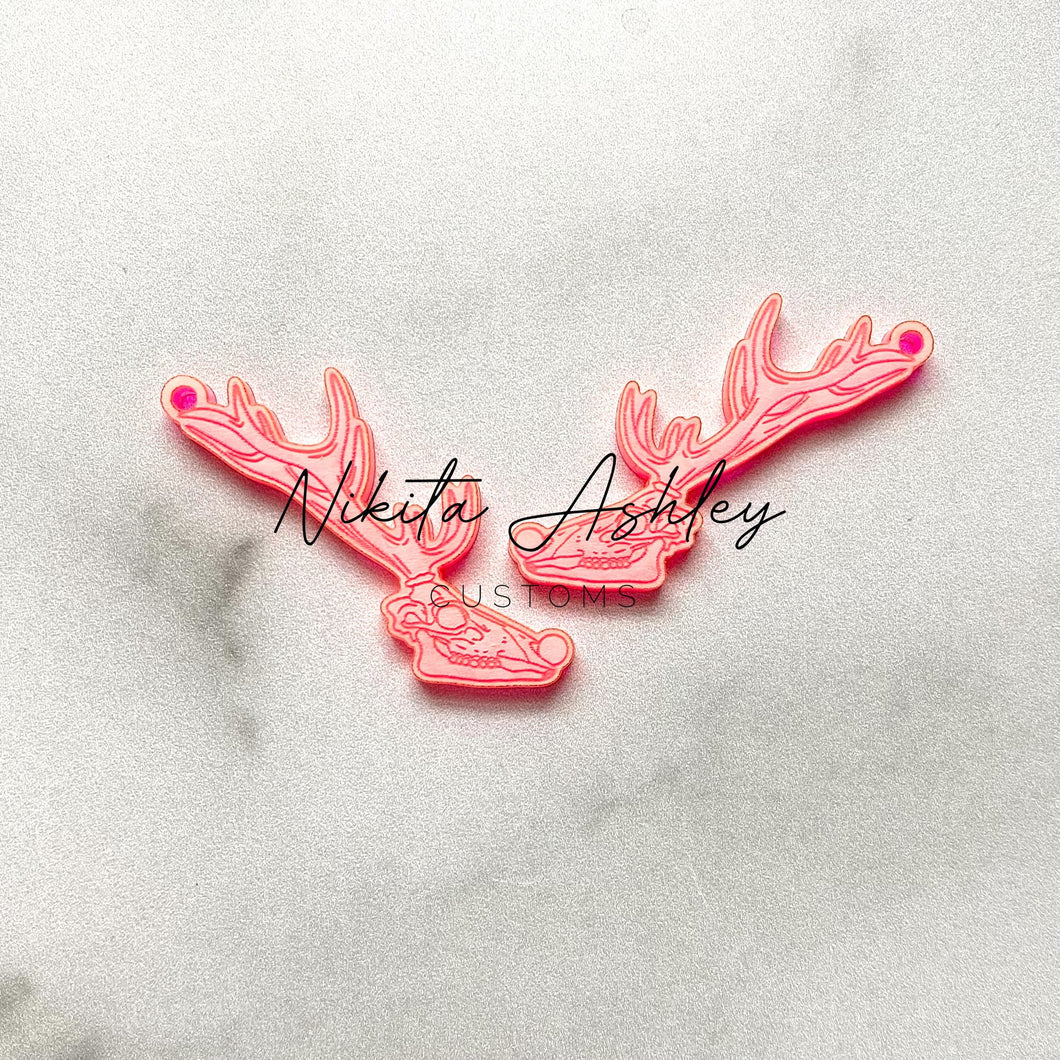 Rudolph Skull Earring Blanks