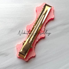Load image into Gallery viewer, Snowflake Bar Clip Embellishment Blank