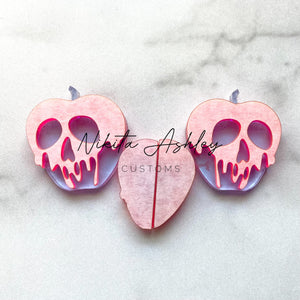 Poison Apple Layered Straw Topper Blank