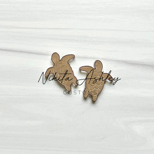 Detailed Sea Turtle Blank