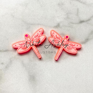 Moon Dragonfly Earring Blanks